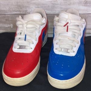 Men's Nike Air Force 1 Low Unlocked By You 

Size 9 Red /Blue /White